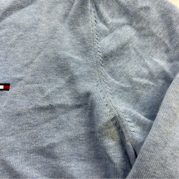 Tommy Hilfiger men’s blue V Neck crewneck L L47-47 - Picture 8 of 8